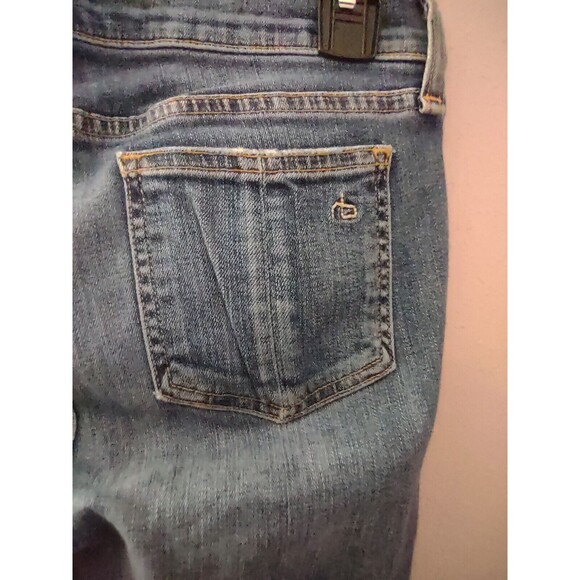 Rag & Bone Women's Barons W HLS Size 27 Blue Distressed Skinny Jeans - Picture 6 of 12